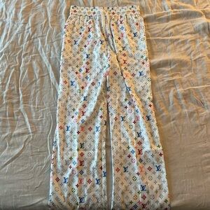 Louis Vuitton Multicolor Logo Pajama Pants